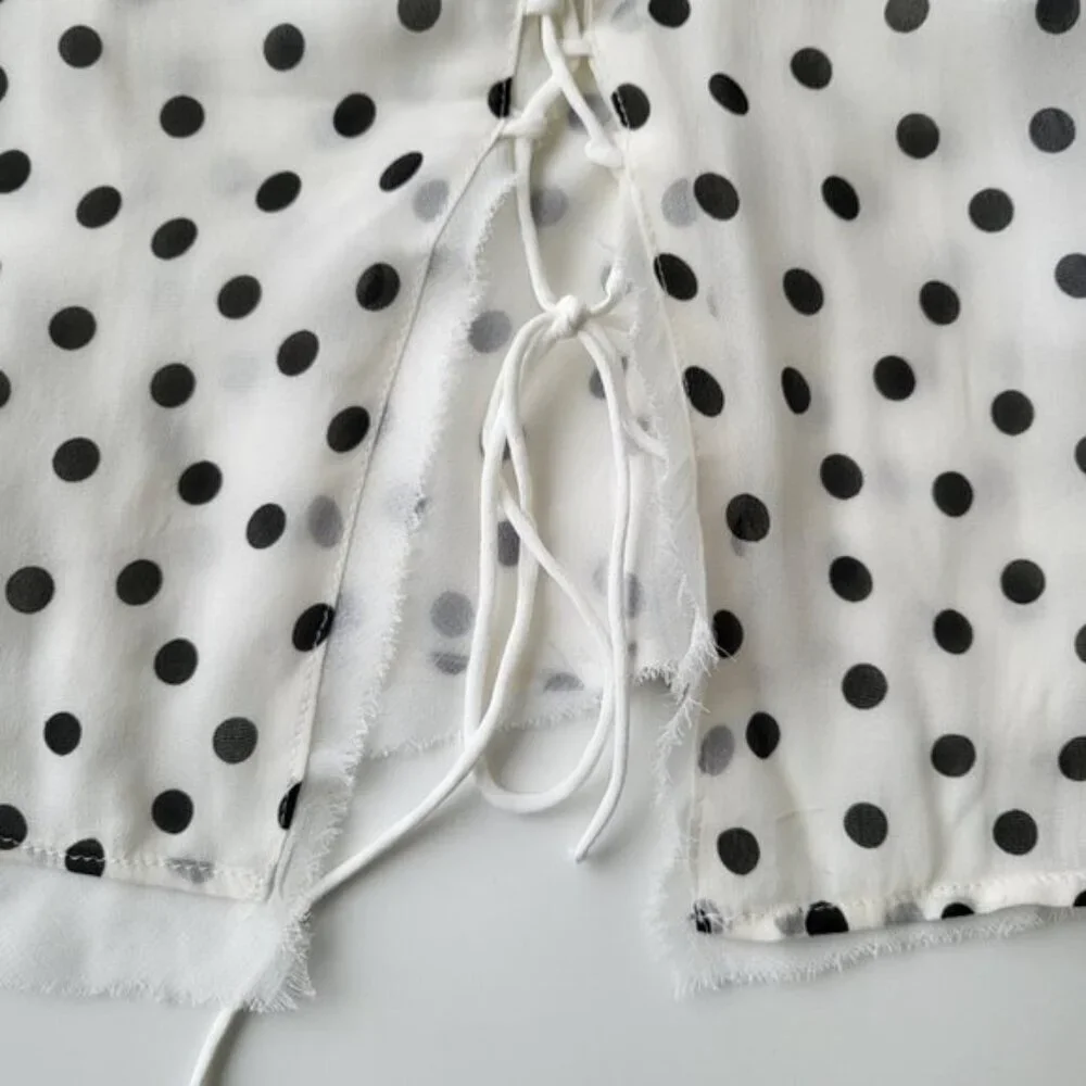 ZARA STUDIO LIMITED EDITION POLKA DOT TOP SIZE S 3643/741/251 - Picture 5 of 7